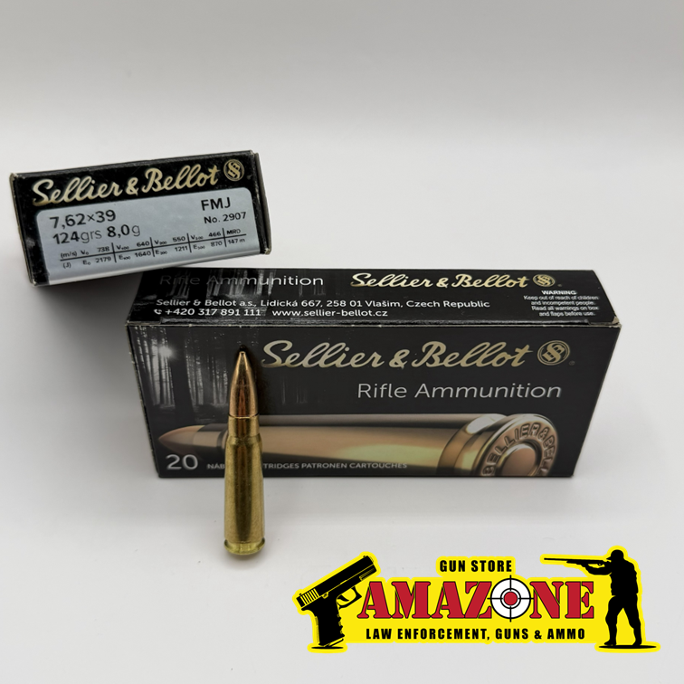 SB 7.62X39 FMJ 124GR