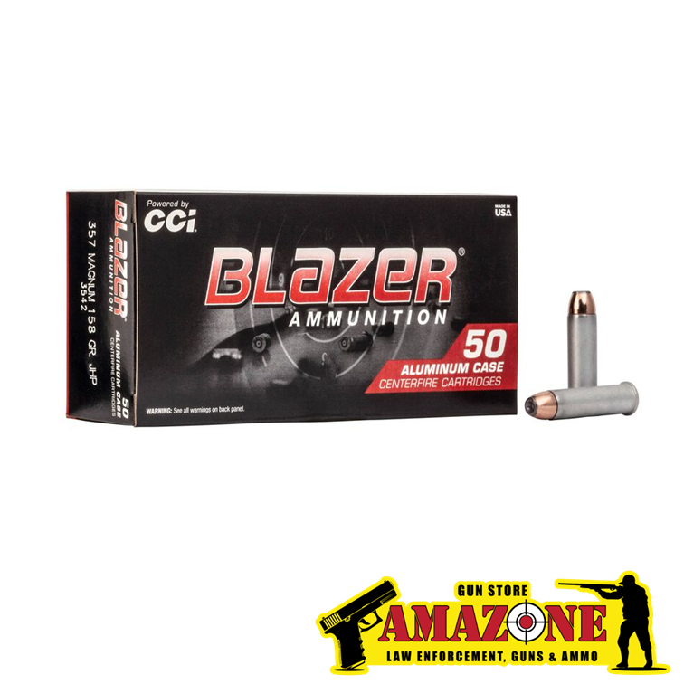 Aluminum 357 Magnum 158 Grain JHP