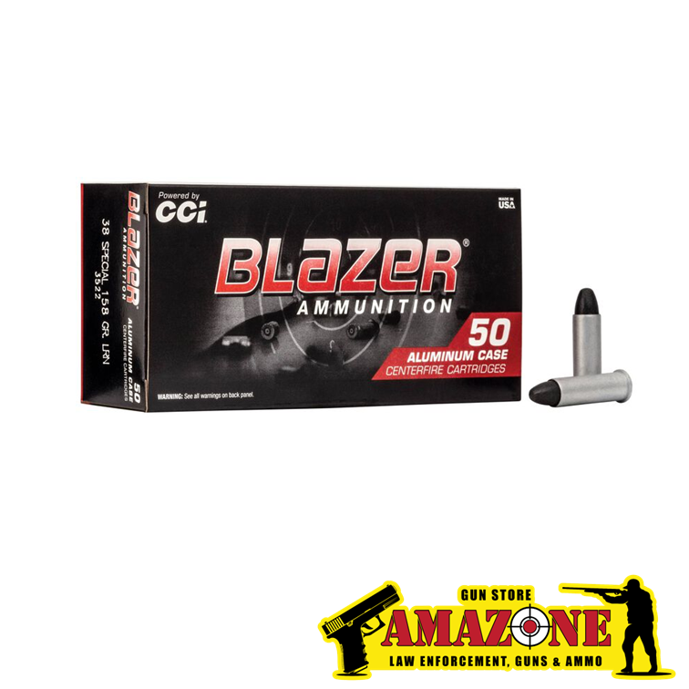 Aluminum 38 Special 158 Grain Lead Round Nose