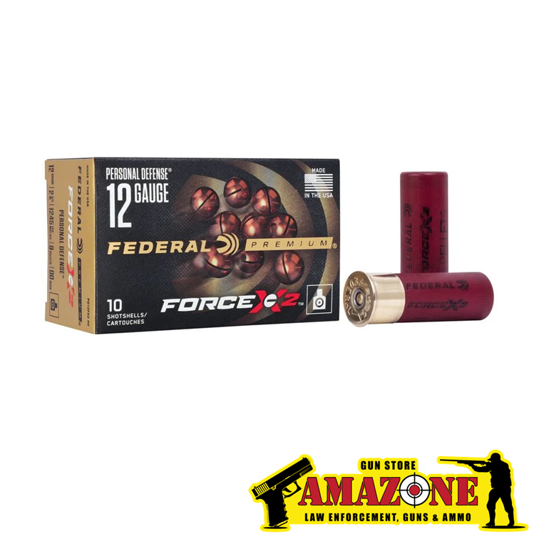 12 GA FORCE X2 00 Buck ShoT 2-3/4" 9 PELLETS