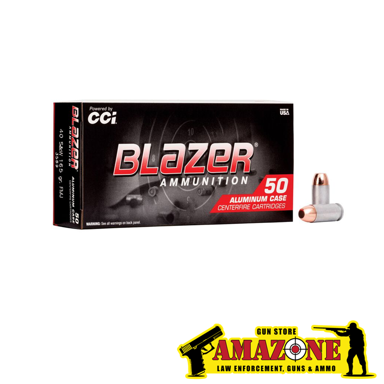 Aluminum 40 S&W 165 GR FMJ