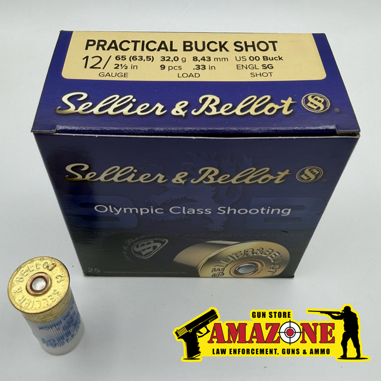 SB 12GA #00BUCK (32g/8,43mm) PRACTICAL BUCKSHOT