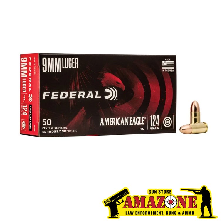 AE 9mm Luger 124 Gr FMJ