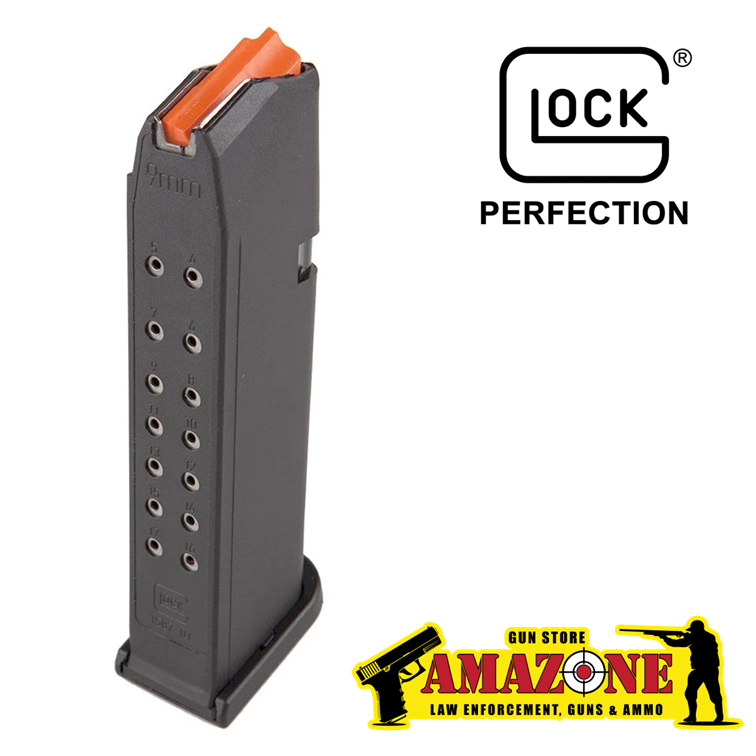 Factory 17rd- Magazine Gen 5 Orange Follower