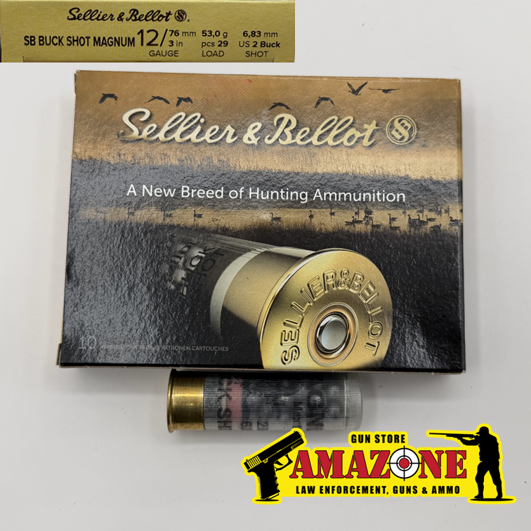 SB 12GA #2BUCK (53g/6,83mm) BUCKSHOT MAGNUM