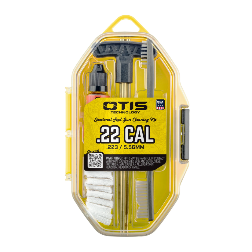 22/.223 Caliber/5.56mm Rifle Cleaning Kit with Brass Rods
